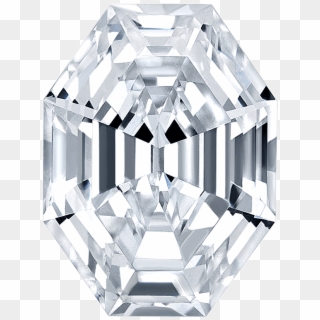 Long Octagon Cut Diamond - Diamond Clipart