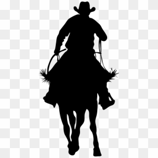 Cowboy Cross Silhouette At Getdrawings - Silhouette Cowboy Transparent Clipart