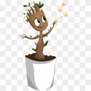 Baby Groot Png Clipart - Baby Groot Cartoon Png Transparent Png