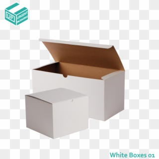 Custom Printed White Boxes - Box Clipart