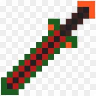 A Custom Minecraft Sword Clipart