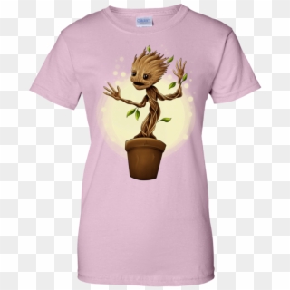 Svg Transparent Download Dancing Baby Groot T Hoodie - T-shirt Clipart