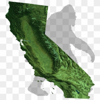 Texas Bigfoot Map - California Map Of State Clipart