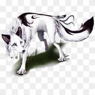 Drawn Werewolf Furred - Female Anime White Wolf Clipart