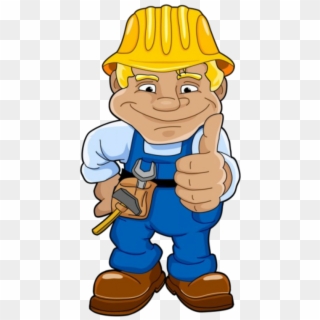 Clip Art Free Stock Laborer Blue Collar Worker Clip - Construction Worker - Png Download