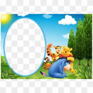 Free Png Best Stock Photos Winnie The Pooh Eeyore And - Winnie The Pooh Transparent Frame Clipart