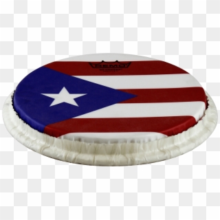 Remo Tucked Skyndeep Bongo Drumhead-puerto Rican Flag - Flag Of The United States Clipart