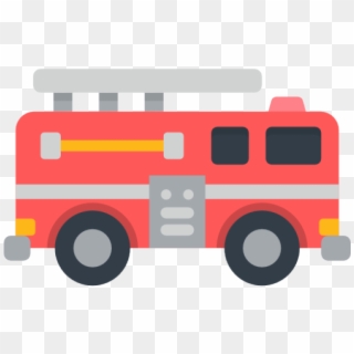 Fire Truck Clipart Emoji Fire - Fire Truck Icon Png Transparent Png