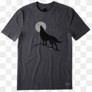 Men's Howling Wolf Crusher Tee - Panama Mission Trip Shirt Clipart