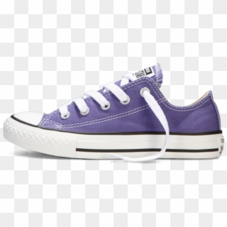Converse Youth Ox Low Hollyhock Purple - Converse Clipart