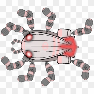 Blimp Spider Mech - Cancer Clipart