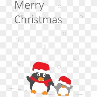 5 X Little Penguin Christmas - Christmas Day Clipart