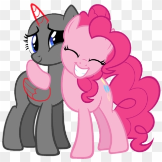 [free Base] Pinkie Hug By Venieatheelf - My Little Pony Pinkie Pie And Rarity Clipart