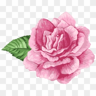 Free Png Download Pink Art Rose Png Images Background - Rosa Png Clipart