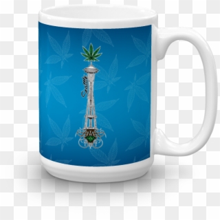 Rooted Space Needle - Coffee Cup Clipart