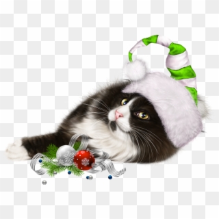 Cat And Kittens Clipart - Png Download