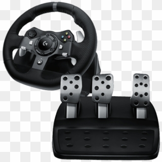 Logitech G920 Driving Force Steering Wheel - Logitech Game Steering Wheel Clipart