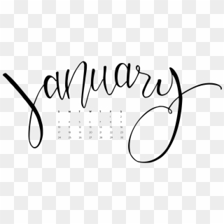 January Png Transparent Picture - January Transparent Clipart