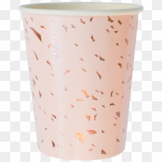 Pale Pink Confetti Paper Cups - Lampshade Clipart