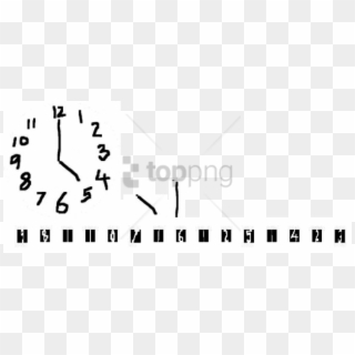 Free Png Clock Face Png Image With Transparent Background - Calligraphy Clipart