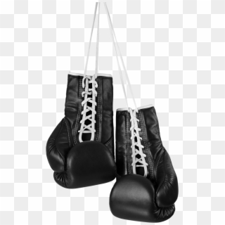 Black Boxing Gloves Hanging Clipart