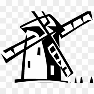 Windmill Clipart Windmill Sketch - Drawings Of Dutch Windmills - Png Download
