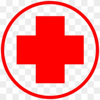 Hospital Red Simple Clip Art At Clker - Png Download