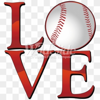 Love Baseball Clipart