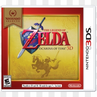 Nintendo Store - Zelda Ocarina Of Time 3ds Clipart