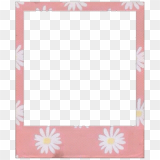 #ftestickers #frame #polaroid #flowers #pink - Polaroid Flores Frame Clipart