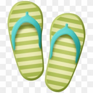 Flipflops - Clothes For Sunny Days Clipart - Png Download