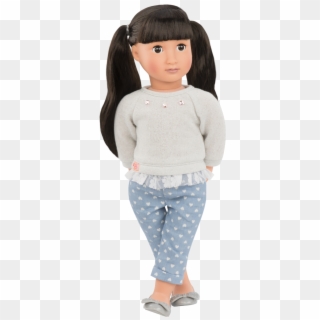 May Lee 18-inch Doll With Bangs - Our Generation May Lee Clipart