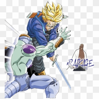 Trunks Frieza Render Photo Trunks Cutting Frieza In Half Clipart 2314822 Pikpng - dbs future trunks roblox