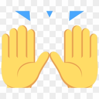 Hand Emoji Clipart Amen - Raised Hands Emoji Transparent - Png Download