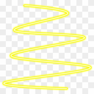 #neon #glow #spiral #yellow #line #lines #freetoedit - Neon Clipart