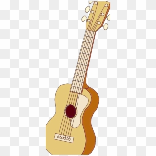 Tiple Ukulele Acoustic Guitar Cartoon Cuatro - Bass Guitar Clipart