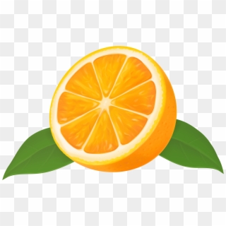 Half Orange Transparent Clip Art Image Gallery - Half Orange Clipart - Png Download