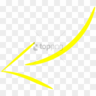Free Png Yellow Curved Arrow Png Image With Transparent - Transparent Background Yellow Arrow Clipart