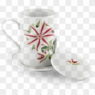 Picture Of Clematis Tea Cup Aboca Museum Collection - Ceramic Clipart