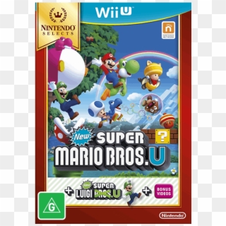 New Super Mario Bros U Super Luigi U Nintendo Selects - Ps4 Super Mario Bros U Clipart