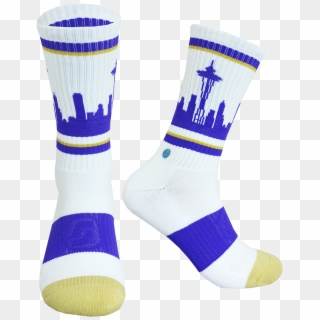 Seattle Skyline Socks - Hockey Sock Clipart
