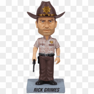 Walking Dead Rick Grimes Wacky Wobbler - Funko Wacky Wobbler Bobble Head Clipart