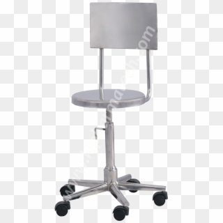 Revolving Ss Chairs , Png Download - Stainless Steel Clean Room Chair Clipart