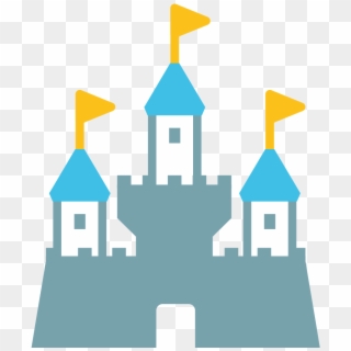Svg , Png Download - Disney Castle Emoji Png Clipart