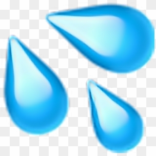 #tears #emoji #cry #crybaby #whatsappemoji #tumblr - Sweat Droplets Emoji Clipart