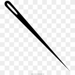 Sewing Needle Coloring Page Clipart
