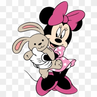 Minnie Mouse Clipart Png - Minnie Mouse And Rabbit Transparent Png