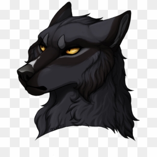 Black Wolf - Companion Dog Clipart