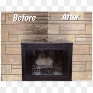 Before And After Fireplace Cleaning Clipart