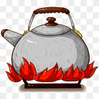 Hand Painted Commercial Daily Necessities Kettle Png - Чайник Пнг Clipart